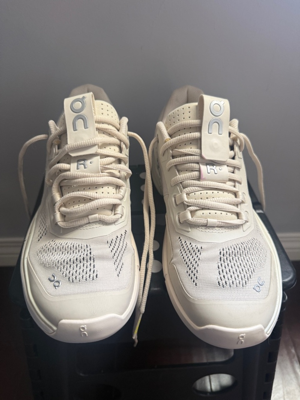 On Running Women's Sneakers in Cream - Lightweight Everyday Running Shoes